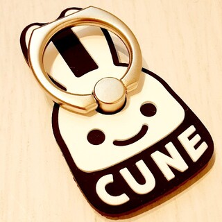 キューン(CUNE)の新品  CUNE キューン  シリコン製  スマホリング スタンド　(その他)