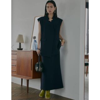 アメリヴィンテージ(Ameri VINTAGE)のAMERI OTONA WRAP VEST SET UP DRESS(セット/コーデ)