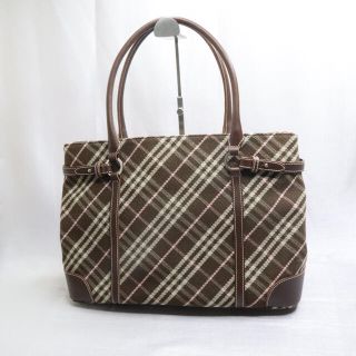 バーバリー(BURBERRY)の【美品】BURBERRY バーバリー ブルーレーベル トートバッグ チェック(トートバッグ)