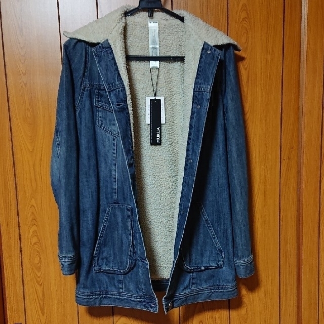 MURUA(ムルーア)のムルーア ボアデニムジャケット レディースのジャケット/アウター(Gジャン/デニムジャケット)の商品写真