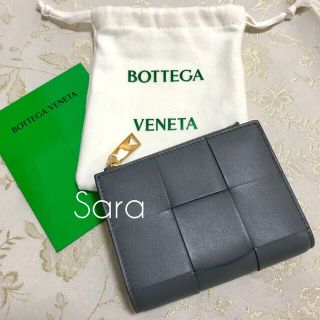 ボッテガヴェネタ(Bottega Veneta)の新品 ボッテガべネタ 二つ折りファスナー ウォレット(財布)