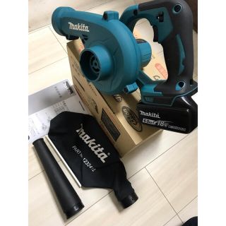 マキタ(Makita)のマキタ ブロア 18v 充電式(本体のみ) UB185DZ➕中古バッテリー1個(工具/メンテナンス)