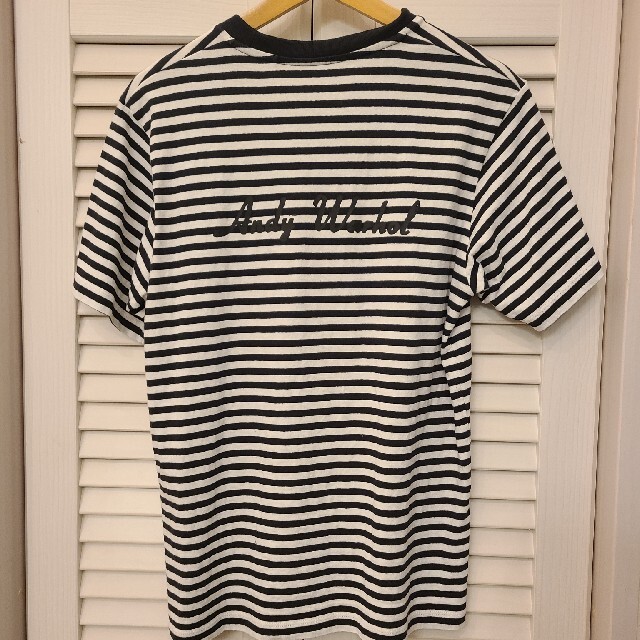 Andy Warhol(アンディウォーホル)のアンディウォーホル　Tシャツ　サイズM　ユニクロ　ボーダー メンズのトップス(Tシャツ/カットソー(半袖/袖なし))の商品写真
