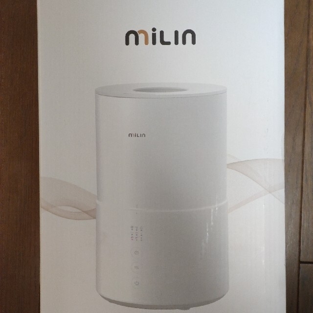 送料無料 新品 未使用 加湿器 卓上 除菌加湿器 MILIN 電解水除菌 アロマ