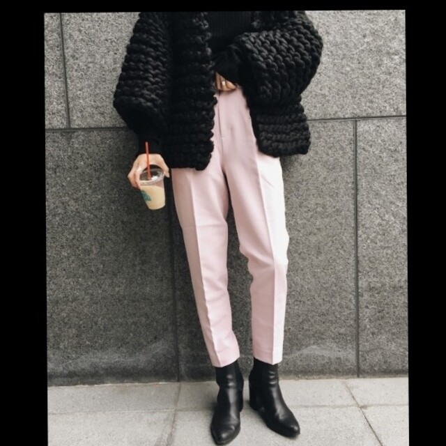 moussy  カラーテーパードパンツ