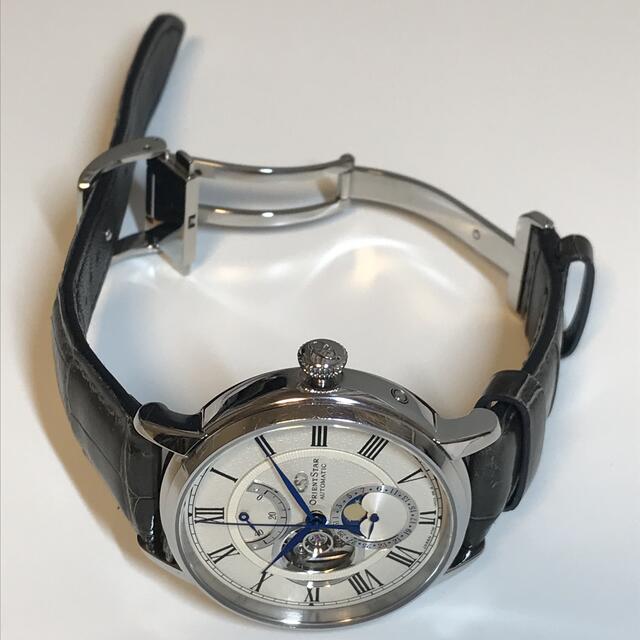ORIENT(オリエント)のオリエントスター　メカニカルムーンフェイズ　rk-am0007s メンズの時計(腕時計(アナログ))の商品写真