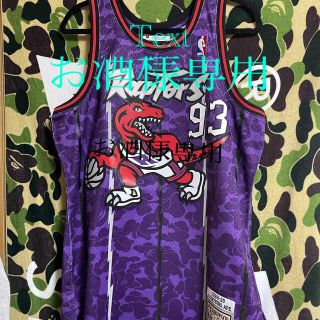 アベイシングエイプ(A BATHING APE)のBAPE × mitchell&ness ラプターズ　(タンクトップ)