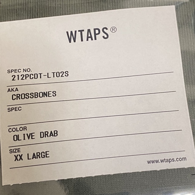 W)taps(ダブルタップス)のWtaps cross bones ロンT  XXLサイズ メンズのトップス(Tシャツ/カットソー(七分/長袖))の商品写真