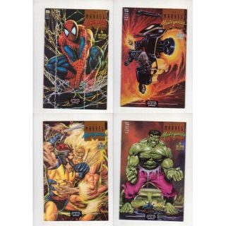 マーベル(MARVEL)のイラスト集/画集　MARVEL MASTERPIECE 全4巻(アメコミ/海外作品)