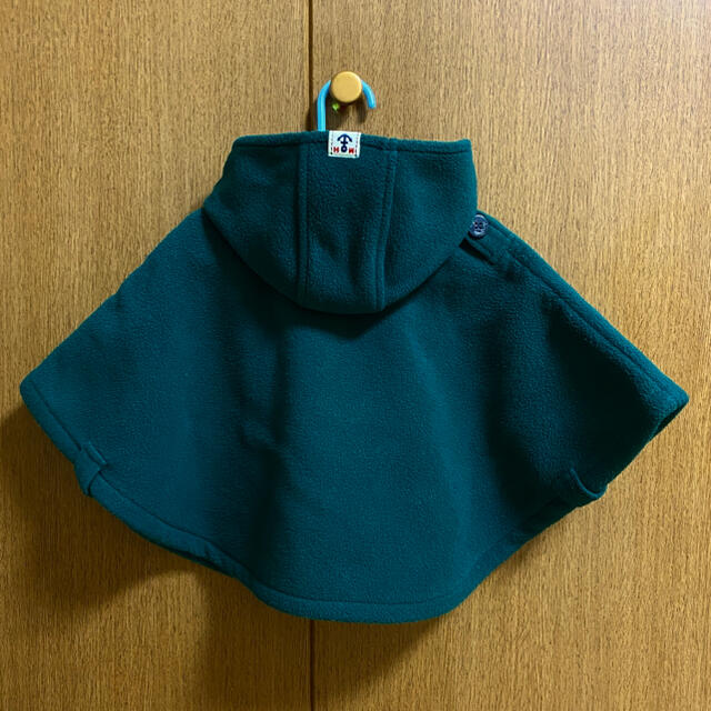 mikihouse(ミキハウス)のミキハウス＊ポンチョ風コート キッズ/ベビー/マタニティのベビー服(~85cm)(ジャケット/コート)の商品写真