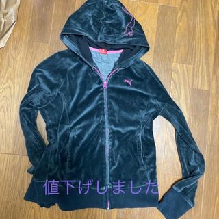 プーマ(PUMA)のパーカー　プーマ　長袖　Ｌ　レディース(トレーニング用品)