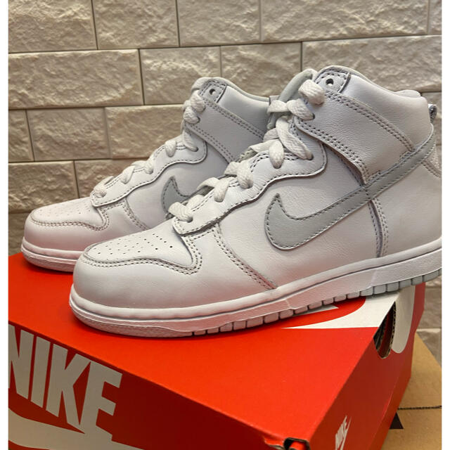 新品未使用　Nike Dunk High SP ピュアプラチナム20cm