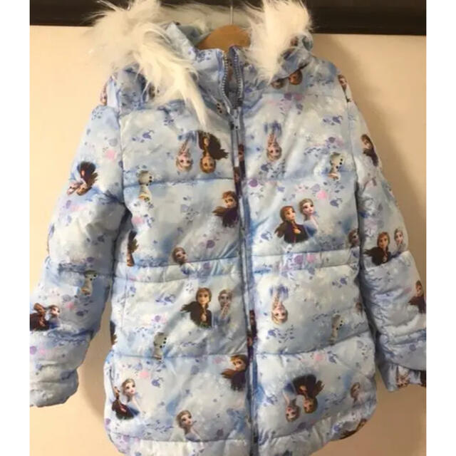 H&M(エイチアンドエム)の新品　アナ雪　ダウン　140 キッズ/ベビー/マタニティのキッズ服女の子用(90cm~)(ジャケット/上着)の商品写真