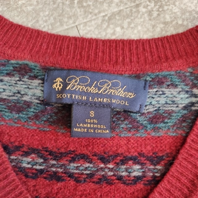 Brooks Brothers(ブルックスブラザース)の【BrooksBrothers】 ネイティブ柄 ニット スコットランドラムウール メンズのトップス(ニット/セーター)の商品写真