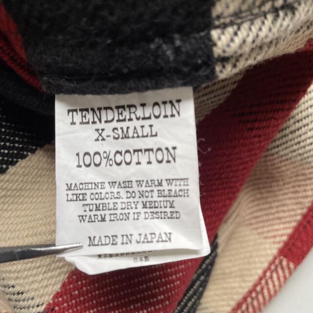 テンダーロ TENDERLOIN チェック 赤 XS の通販 by pity｜テンダーロインならラクマ - テンダーロイン ヘビーフランネル ネルシャツ バッファロー はありませ