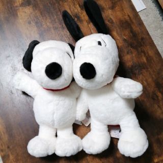 スヌーピー(SNOOPY)のスヌーピー スペシャルぬいぐるみ 耳ぴょん すやすや 2種セット(ぬいぐるみ)