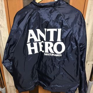 アンチヒーロー(ANTIHERO)のANTIHERO ネイビー コーチジャケット(ナイロンジャケット)