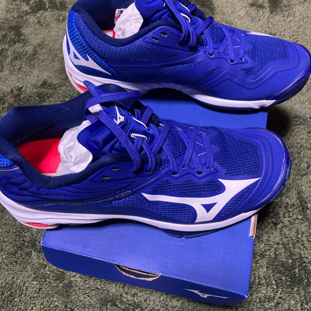 MIZUNO(ミズノ)の値下げミズノバレーボールシューズ23.5と膝、肘当て、ソックスまとめ売り　新品 スポーツ/アウトドアのスポーツ/アウトドア その他(バレーボール)の商品写真