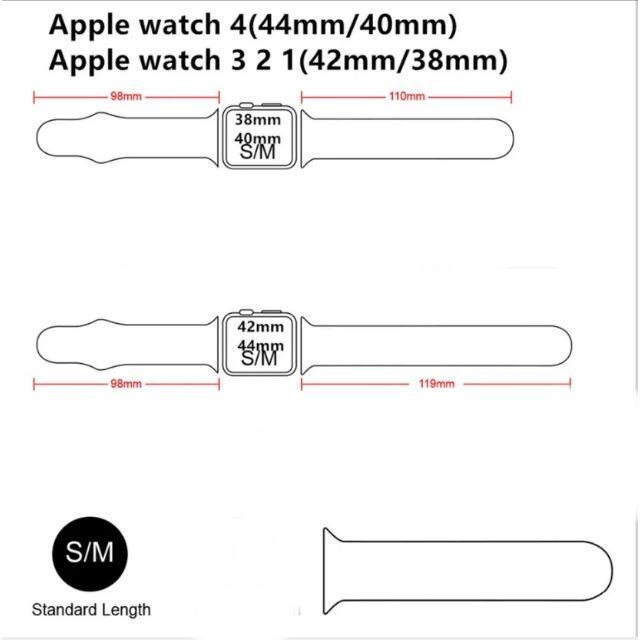 アップルウォッチ シリコンバンド ブラック Apple Watch 42 44 スマホ/家電/カメラのスマホ/家電/カメラ その他(その他)の商品写真