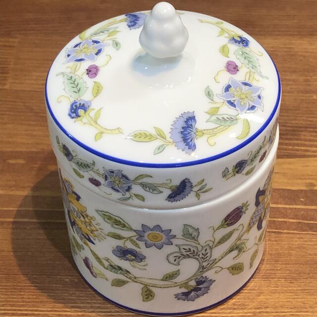 MINTON(ミントン)の【希少】MINTON HADDON HALL BLUE キャンディーポット インテリア/住まい/日用品のキッチン/食器(食器)の商品写真