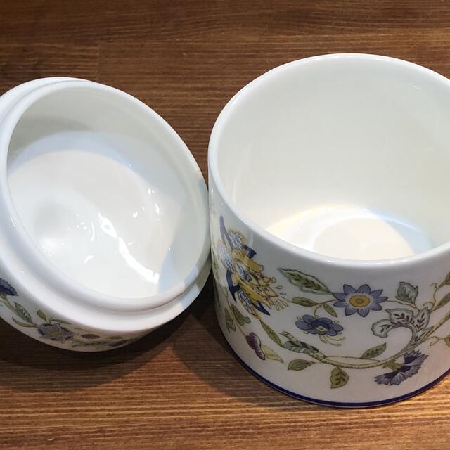 MINTON(ミントン)の【希少】MINTON HADDON HALL BLUE キャンディーポット インテリア/住まい/日用品のキッチン/食器(食器)の商品写真