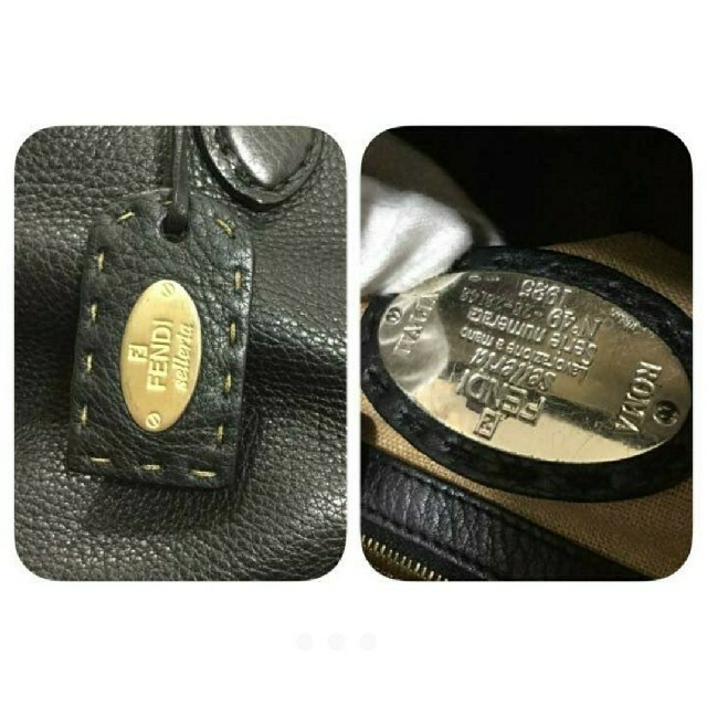 FENDI(フェンディ)のpokopoko様 専用 フェンディ セレリア ハンドバッグ 黒 レディースのバッグ(ハンドバッグ)の商品写真