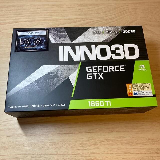 INNO3D GEFORCE GTX 1660 TI TWIN X2スマホ/家電/カメラ