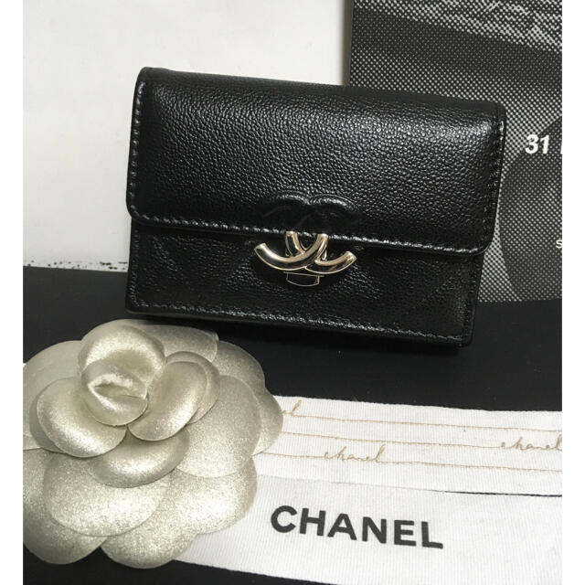 CHANEL - 永江直美様専用♡超美品♡シャネル ダブルココ ウォレット 三