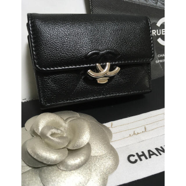 CHANEL - 永江直美様専用♡超美品♡シャネル ダブルココ ウォレット 三