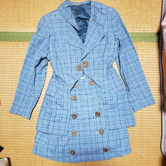 JaneMarple(ジェーンマープル)のJaneMarple チェック　スーツ　美品 レディースのレディース その他(セット/コーデ)の商品写真