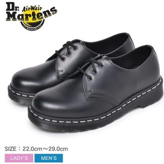 ドクターマーチン(Dr.Martens)のドクターマーチン　1461 ホワイトステッチ　3ホールシューズ(ブーツ)