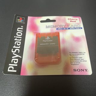 ソニー(SONY)のPS メモリーカード Cherry Red未開封品(その他)