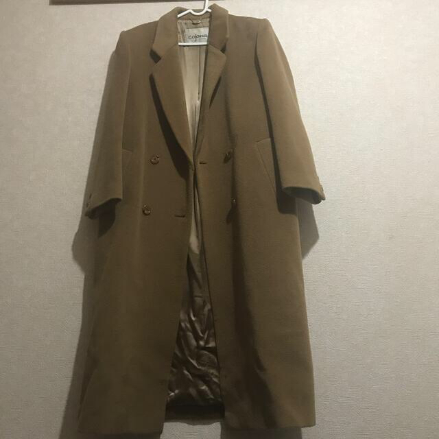 カシミヤ キャメル ロングコート レディースのジャケット/アウター(ロングコート)の商品写真