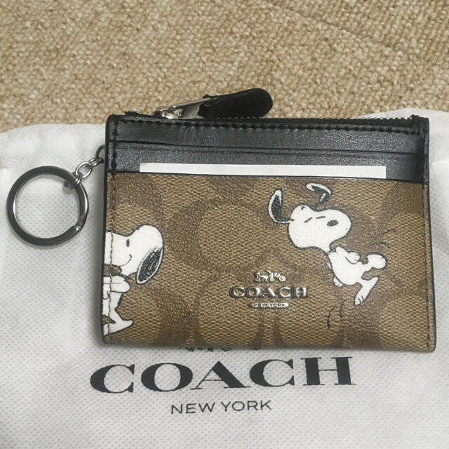 COACH×スヌーピー コラボ IDカードケース