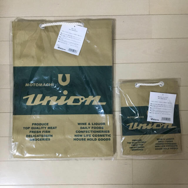 ユニオン エコバッグ UNION BAG 大小セットの通販 by ttz's ｜ラクマ