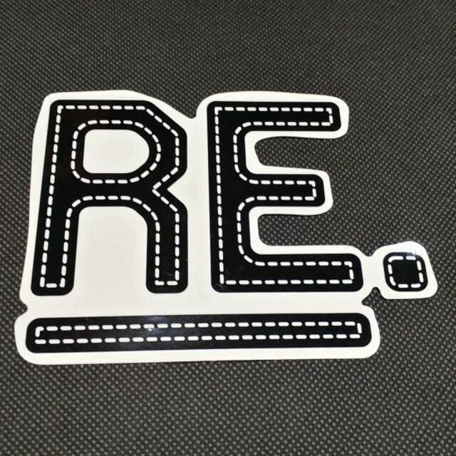 REVOLT リボルト ステッカー【Re LOGO SHEET】黒14×11cｍ スポーツ/アウトドアのスノーボード(その他)の商品写真