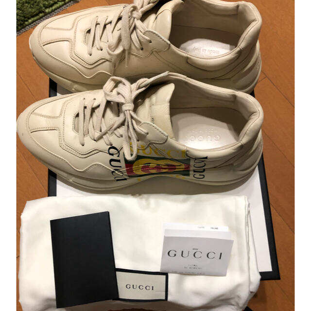 Gucci(グッチ)のGUCCI グッチ ライトン スニーカー  サイズ8.5 メンズの靴/シューズ(スニーカー)の商品写真