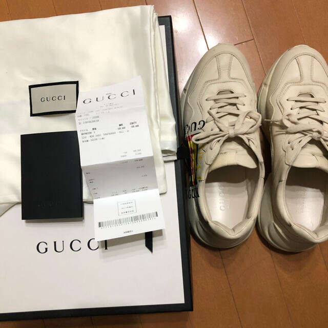 Gucci(グッチ)のGUCCI グッチ ライトン スニーカー  サイズ8.5 メンズの靴/シューズ(スニーカー)の商品写真