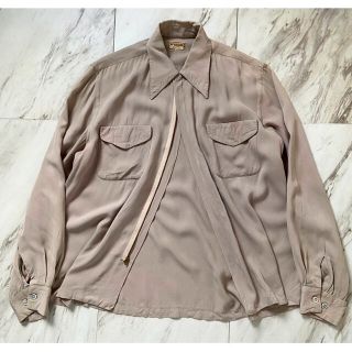 マックレガー(McGREGOR)の超希少モデル vintage 50s Mcgregor ジップアップギャバシャツ(シャツ)