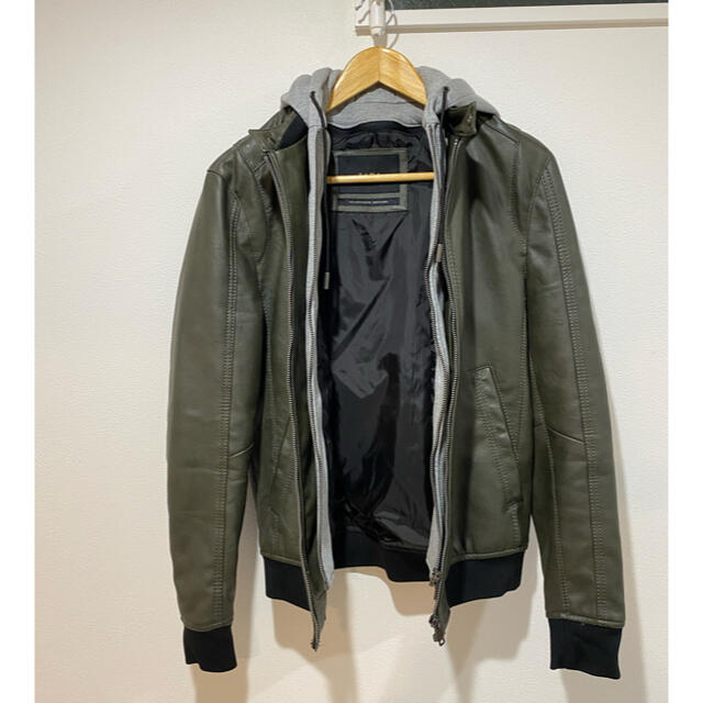 ZARA(ザラ)のZARA ライダース US-Ｓサイズ メンズのジャケット/アウター(ライダースジャケット)の商品写真