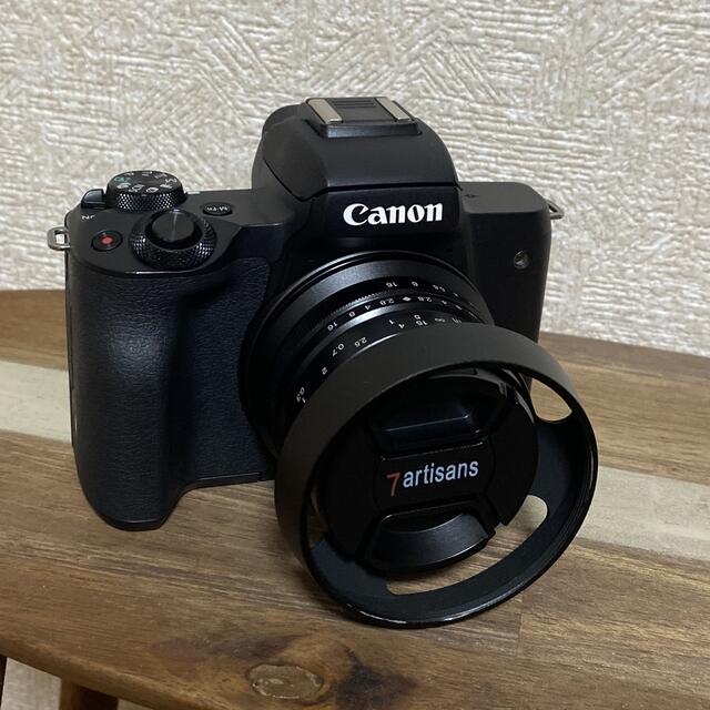 eos kiss m  七工匠レンズ付き