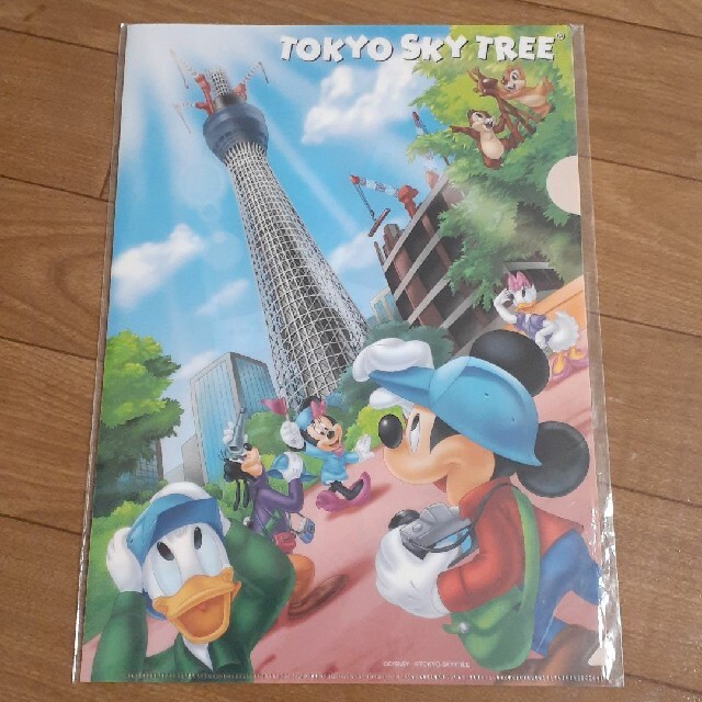 Disney 東京スカイツリーのお土産 ミッキーマウス クリアファイルの通販 By ワカバ印 S Shop ディズニーならラクマ
