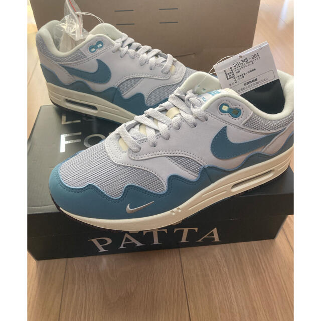 送料込‼︎Patta × Nike Air Max 1 "Noise Aqua" 3