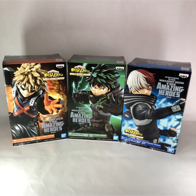 ヒロアカ フィギュアセット デク 爆豪 轟 3体セット!!