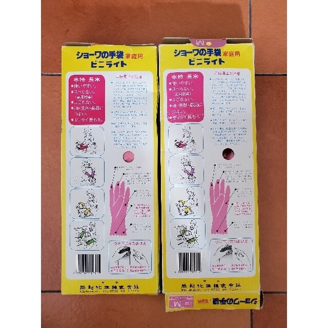 ショーワの手袋 ビニール手袋 ビニライト 尚和化工 昭和レトロ 2 ショーワの手袋 ビニール手袋 ビニライト 尚和化工 昭和レトロ 2