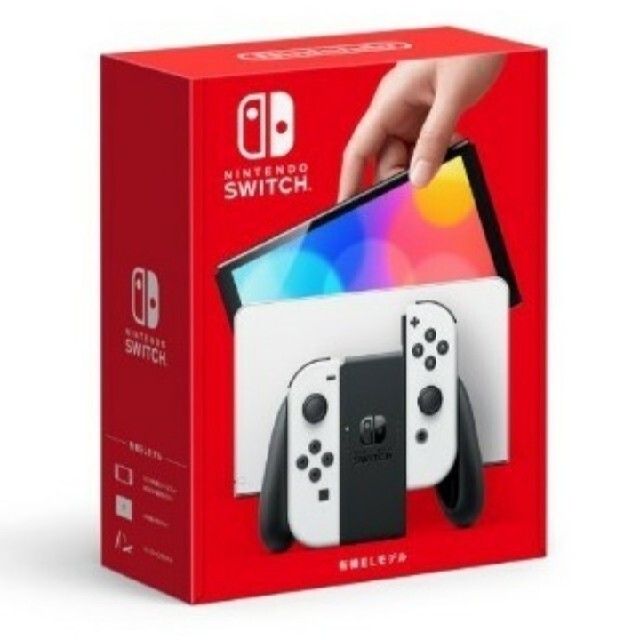 ゲームソフトゲーム機本体Nintendo Switch　有機el ホワイト