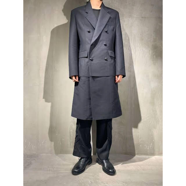 RAF SIMONS(ラフシモンズ)のNAMACHEKO 20AW HANNAGAN COAT ダブル コート メンズのジャケット/アウター(トレンチコート)の商品写真