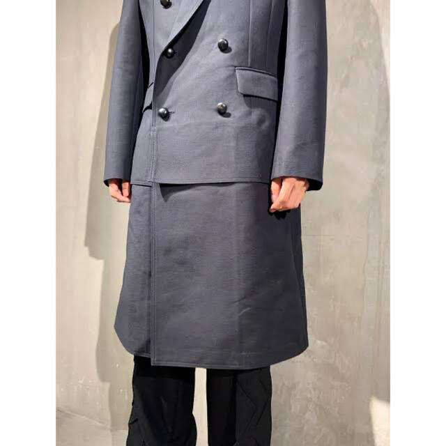 RAF SIMONS(ラフシモンズ)のNAMACHEKO 20AW HANNAGAN COAT ダブル コート メンズのジャケット/アウター(トレンチコート)の商品写真