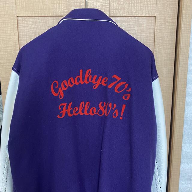 Jieda(ジエダ)のDAIRIKU 22AW Stadium Jacket Purple メンズのジャケット/アウター(スタジャン)の商品写真