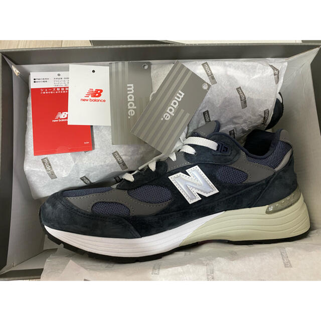 new balance M992 GG 27.0cm ネイビー靴/シューズ